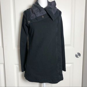 Lululemon Savasana Wrap Black Seabed size 4